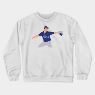 Baseball player in action Crewneck Sweatshirt